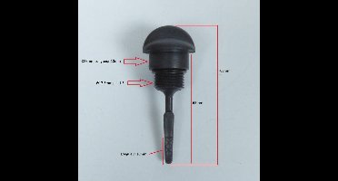 originele oliepeilplug voor piaggio 125 beverly scooter 2002 tot 2009 827761 / 843364 nieuw