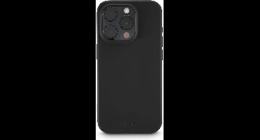 Hama Finest Feel Cover Hoesje geschikt voor iPhone 15 Pro - Zijdezacht afwerking - Krasbestendig - Zwart