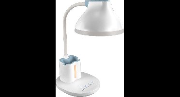 DEBRA - LED Bureaulamp - Tafelverlichting - 7w - CCT Aanpasbare licht kleuren - 3000K 4000K 6000K - 740 Lumen - 3 step touch dimmer - Aluminium - Wit