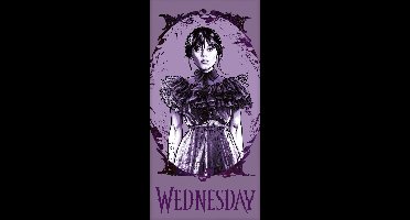 Wednesday strandlaken paars 70 x 140 cm