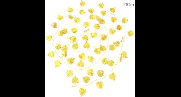 Gouden Blaadjes Slinger - 3 stuks - Kunststof Druivenbladeren - 210 cm - blad slinger / garlain