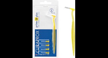 Curaprox Prime Plus 09 met houder - Geel