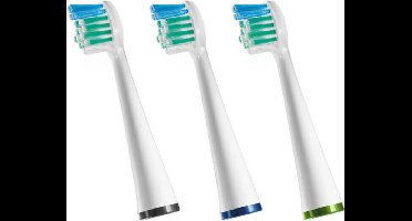 Waterpik Opzetborstel SenSonic Compact SRSB-3E - 3 Stuks