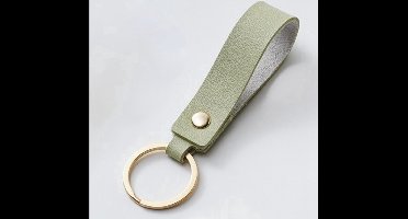 New Age Devi - Stijlvolle sleutelhanger van kunstleer in mintgroen