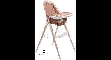 Nevolis 2-in-1 kinderstoel ARTO hoge stoel eetkamerstoel - roze .