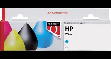 Inktcartridge quantore hp 971xl cn626cn blauw | 1 stuk