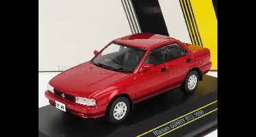 First:43 Nissan Sunny B13 1990 Rood - Modelauto 1/43