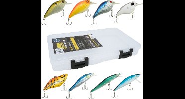 Eurocatch Viper Ultimate Kunstaas set 8 stuks in Plano Tackle box - Kunstaasset