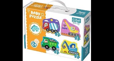 Baby Classic Puzzel - Voertuigen op de bouwplaats Puzzel