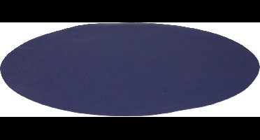 Wicotex Placemats Uni - donker blauw - rond 38 cm - anti slip laag - Teflon coating toplaag