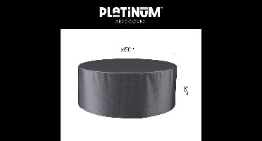 Platinum AeroCover - Tuinsethoes - Ø150xH85cm - Ademend - Waterproof - Hoge kleurechtheid
