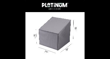 Platinum AeroCover - Loungestoelhoes - 75x78x65/90cm - Ademend - Waterproof - Hoge kleurechtheid