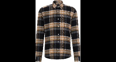 BOSS Liam Overhemd Beige - Maat XXL - Heren - Overhemden Casual