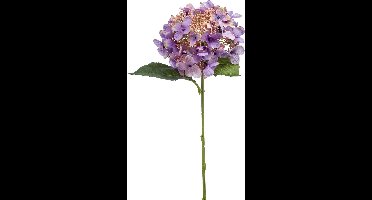 Emerald - Kunstbloem Hortensia 50cm paars - Kunstplant voor binnen
