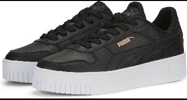 PUMA Carina Street Dames Sneakers - Puma Black-Puma Black-Rose Gold-Puma White