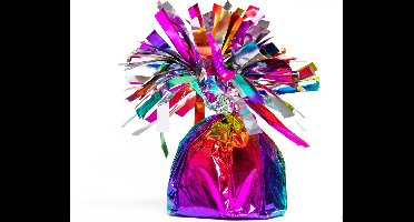 36x Ballon gewichtje Regenboog 170 gram - Ballongewicht Gewicht Ballonnen Feest Accesoires Thema Party Tafeldecoratie Tafel Decoratie