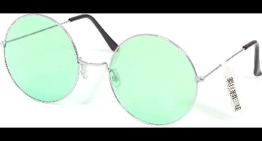 Mega hippie bril groen - hippie 60's