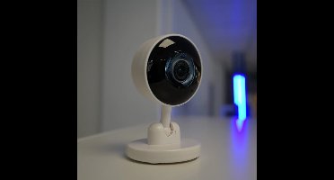 Slimme camera op wifi - Verstelbare wifi camera - Smart camera - Nachtmodus - Bewegingsdetectie - 3 megapixel - Werkt met de Smart Life App - Wit
