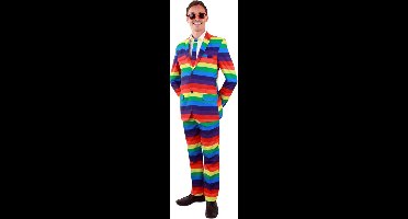 Regenboog kostuum 3-delig - Maat 62
