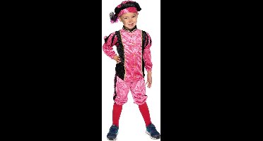 PartyXplosion - Pietenpakken - Lief Roze Pietje Kind Kostuum - Roze, Zwart - Maat 164 - Sinterklaas - Verkleedkleding