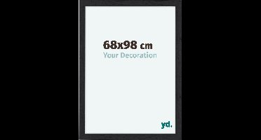 Your Decoration - Fotolijst 68x98 cm - MDF - Zwart Houtnerf - Como