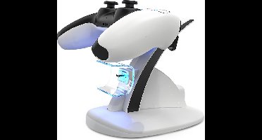 oCreon Controller Laadstation Dual USB - Snel Opladen met Oplaadkabel voor Playstation 5