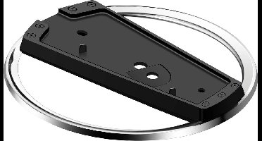 oCreon Verticale Standaard voor PS5 Slim - ABS Roestvrij Staal met Stabiliteit en Warmteafvoer