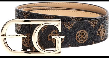 GUESS Riem Dorys Belt W80 Mocha Logo Donkerbruin