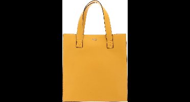GUESS Schoudertas Jovie Society Satchel Yellow Donkergeel