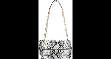 GUESS Schoudertas Katey Flap Shoulder Bag Natural Wit