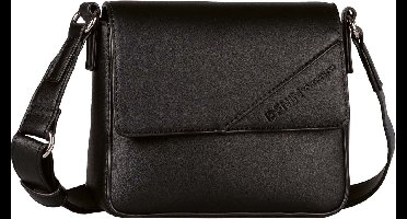 TOM TAILOR Schoudertas Periya Flap Bag Black Zwart