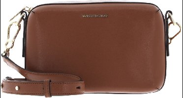MANDARINA DUCK Leren Schoudertas Luna Crossover Caramel Cafe Bruine