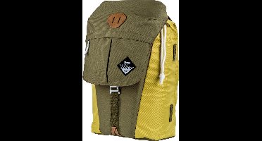 NITRO Vrije tijd rugzak Rugzak met laptopvak Urban Collection Cypress Backpack 28L Golden Mud Groene