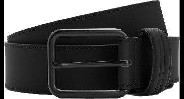 BOSS Leren Riem Peter PS Sz35 Leather Belt W115 Black Zwart