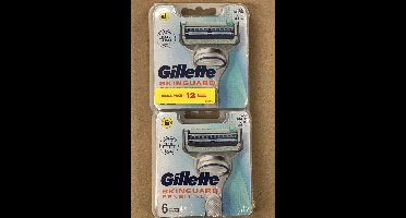 Gillette SkinGuard Sensitive Scheermesjes Aloë Vera - 12 Navulmesjes