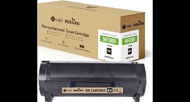 G&G Toner vervangt Lexmark 56F2000 Compatibel Zwart 6000 bladzijden Reborn remanufactured 21311