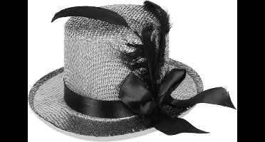 PartyXplosion Hoge hoed glitter - Hoedjes & hoofddeksels voor dames