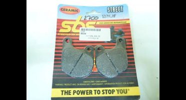 sbs remblokje voor harley davidson 1000 xlh sportster 1983 tot 1985 537h nieuw