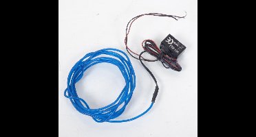 Fil lumineux TNT d'une longueur de 2M qui éclaire bleu pour scooter moto Neuf