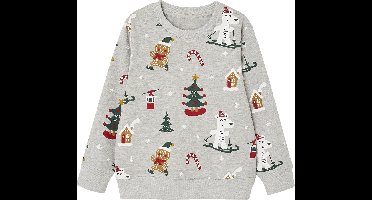 Vertbaudet Kerstsweater voor jongens met leuke print