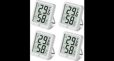 Temperatuurmeter Binnen - Huisthermometer - Weerstation Binnen - Thermometer Binnen Digitaal - Kamer Thermometer - Binnenthermometer - Huisthermometer Binnen - Digitale Thermometer - Binnenshuis