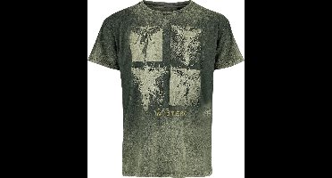 Nirvana In Utero Collage Heren T-shirt - groen - L