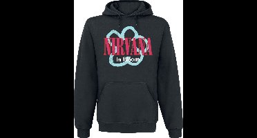 Nirvana In Bloom Heren Trui met capuchon - zwart - L