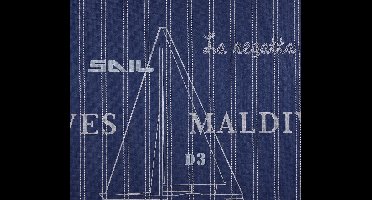Dutch Wallcoverings Vliesbehang maritiem - blauw
