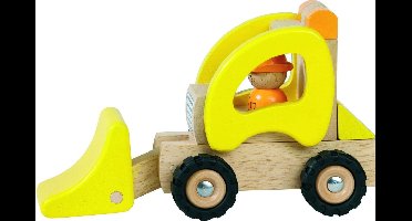 Goki Houten Bulldozer 20cm
