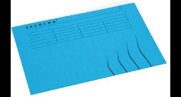 Secolor Dossieromslag A4 - pak 25 stuks - blauw