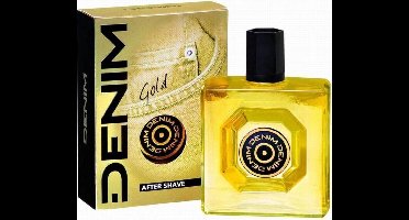 Denim Gold Aftershave - Houtachtig kruidige geur met musk en cederhout - 100 ml