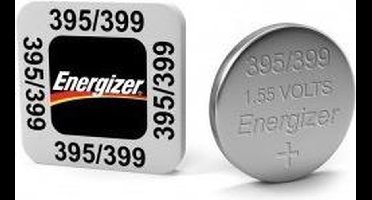 1 Stuk - Energizer 395 / 399 SR927SW 52mAh 1.55V knoopcel batterij