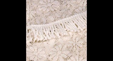Tuintafelkleed Foam Unique Outdoor 160cm rond Off White