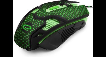 Optische USB Game Muis 6D Cobra met LED - 2400 DPI